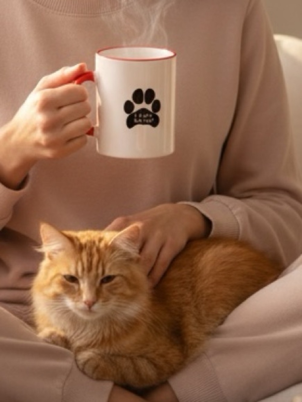 👛(ANY 2/$20) FAITHWORKS Red Rim Scripture Mug 8oz. Capacity